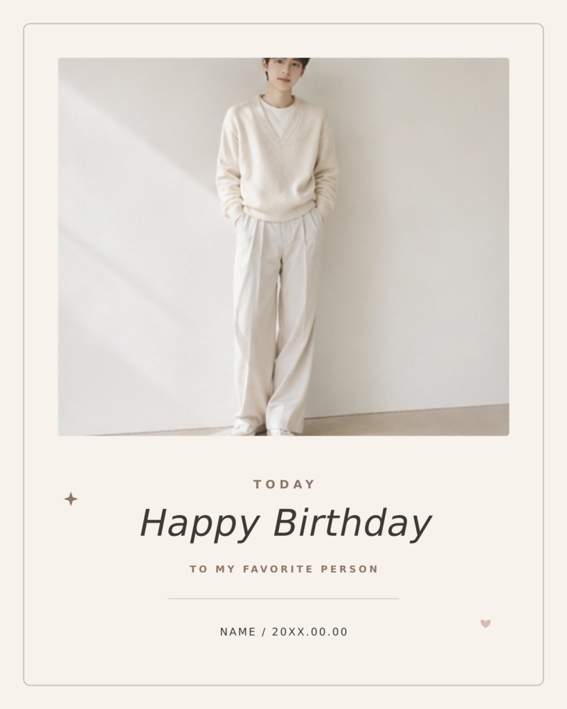 【OPEN SALE ¥1,500】【Canvaで簡単編集】推しの誕生日・生誕祭テンプレート20点セット|推し活・センイル・Instagram