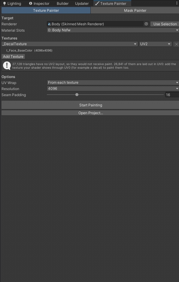 VRC Texture Painter