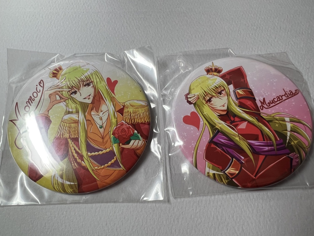 ムカーディア缶バッチ(2個セット)