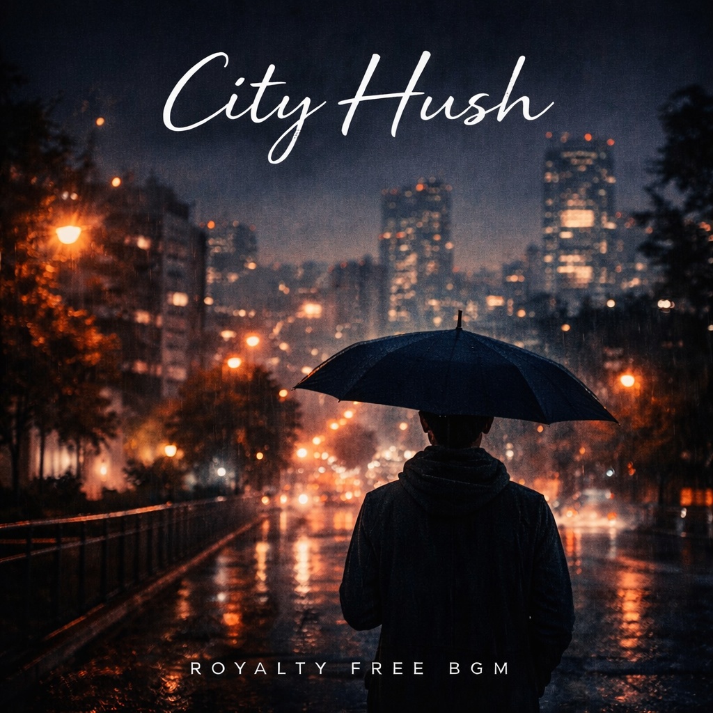 City Hush|都会の夜の静けさを感じるロイヤリティフリーBGM