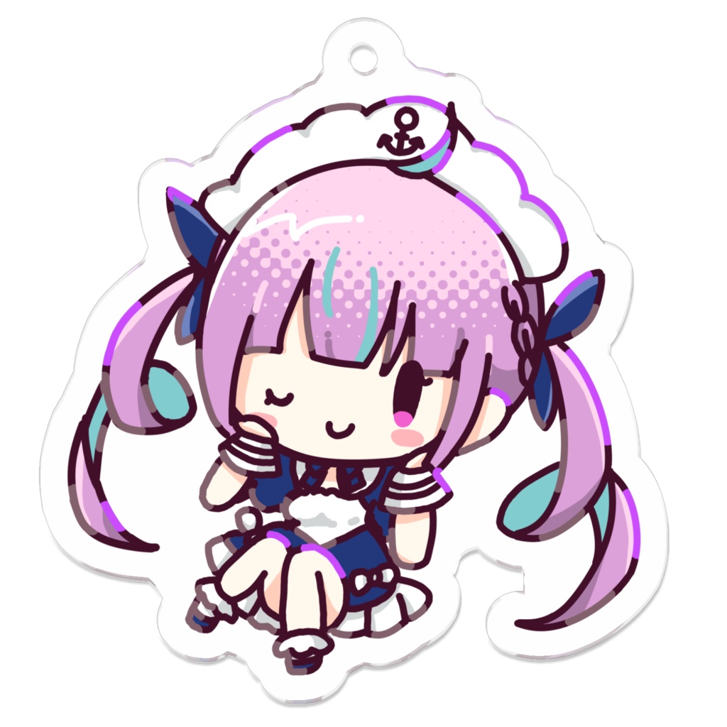 Amazon.co.jp: 湊あくあ アクリルキーホルダー5 : おもちゃ