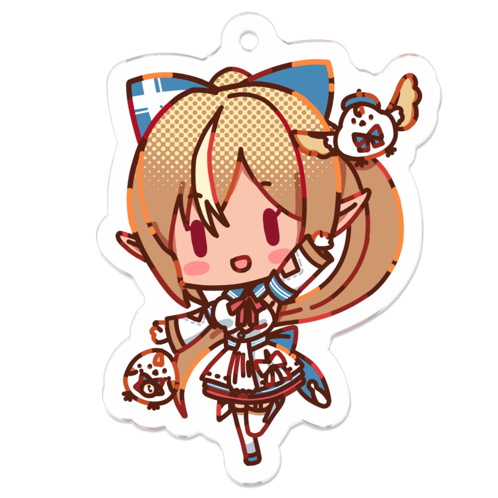 【非公式】不知火フレア アクリルキーホルダー