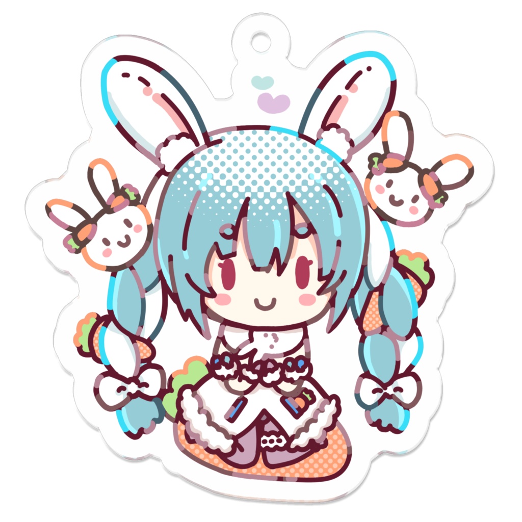 【非公式】兎田ぺこら アクリルキーホルダー