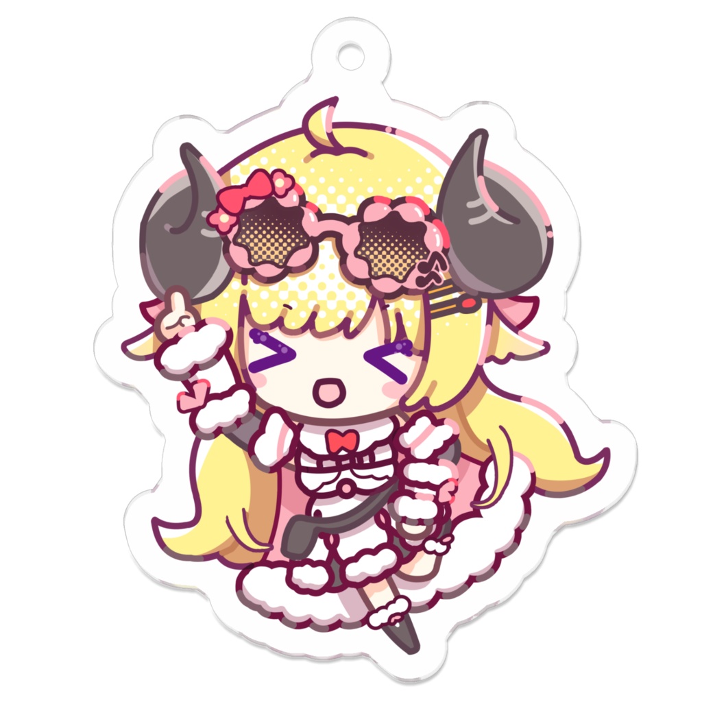 【非公式】角巻わため　アクリルキーホルダー