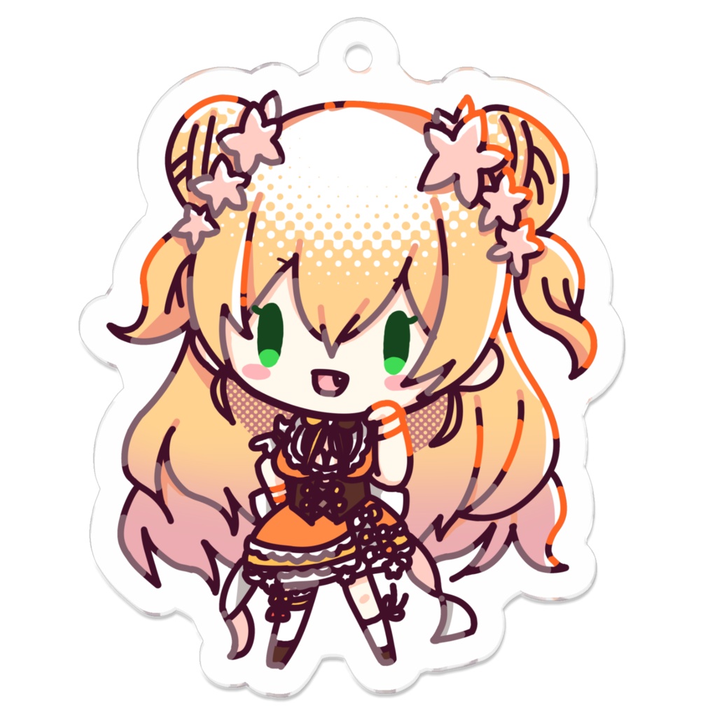 【非公式】桃鈴ねね　アクリルキーホルダー