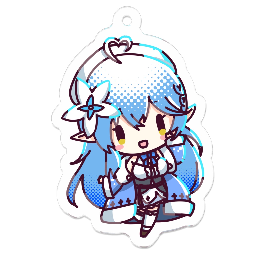 【非公式】雪花ラミィ　アクリルキーホルダー