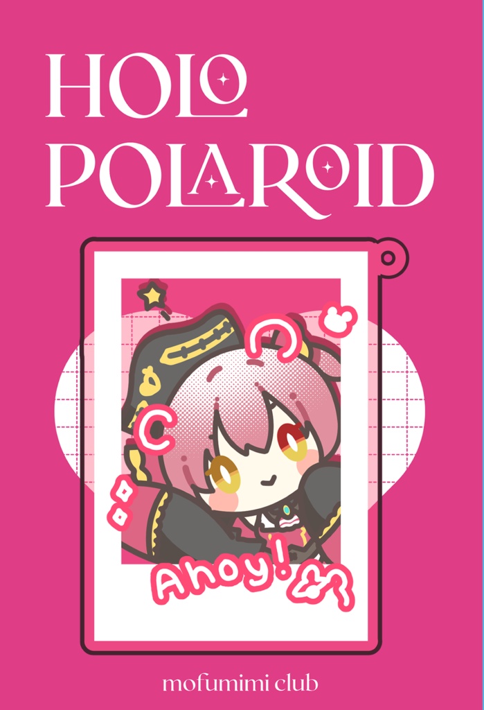 船長のチェキ風アクキー