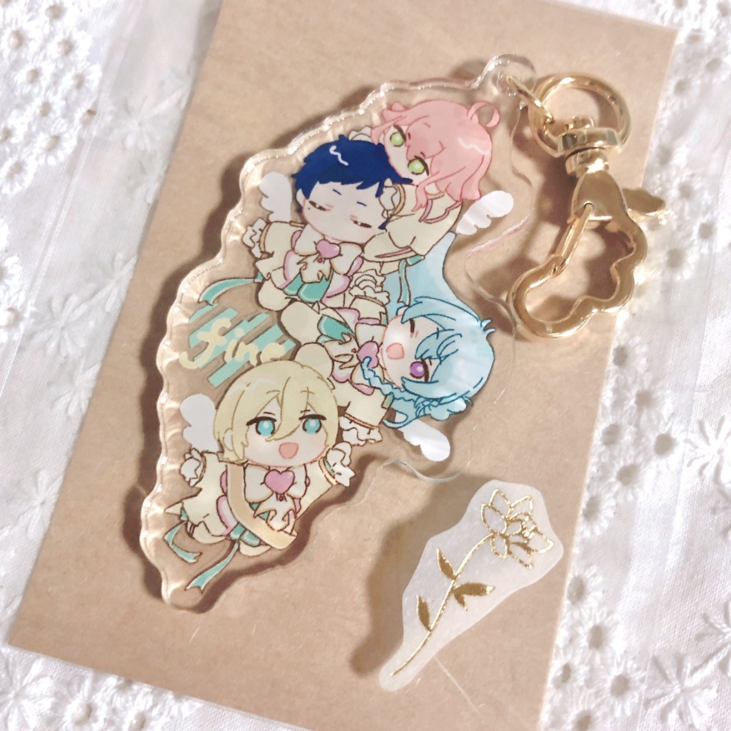 もちもちふぃ〜ねアクリルキーホルダー