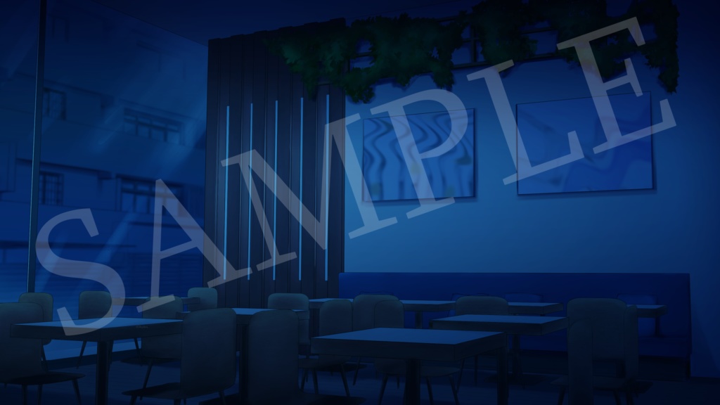 【背景】カフェ 【ゲーム/TRPG背景素材/CoC/ココフォリア】