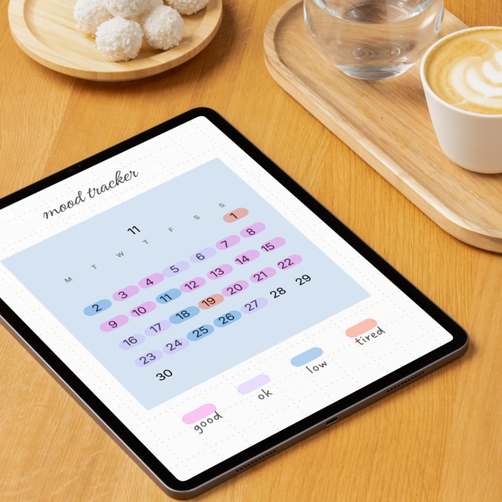 【無料配布】2026年11月|着せ替えミニカレンダー(PNG素材)