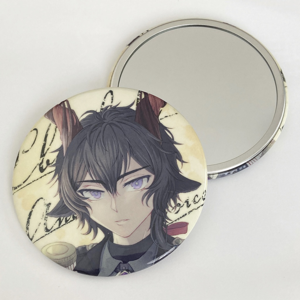 アークナイツ】缶ミラー 75mm（エーベンホルツ）【同人グッズ】