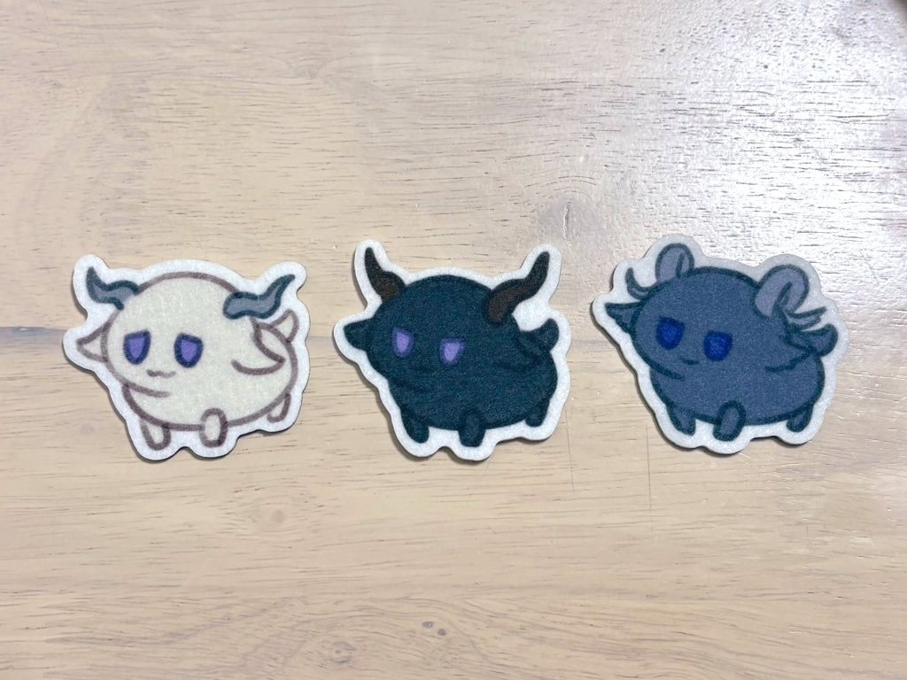 【ノアの休日#4】でかフェルトステッカー