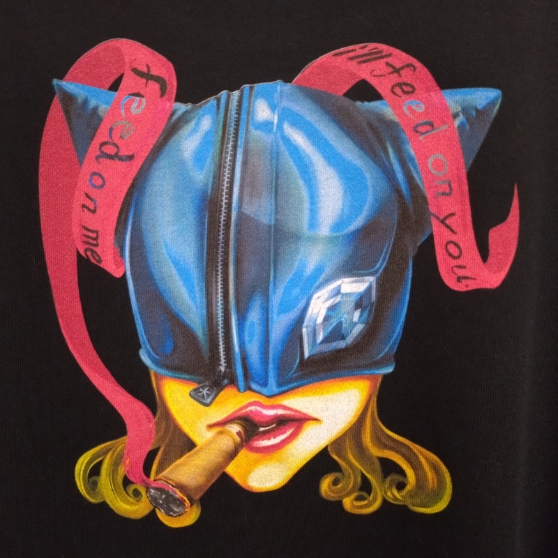 バックプリントスウェットシャツ