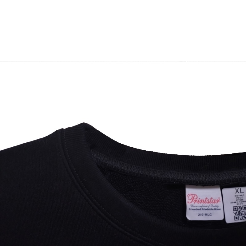 バックプリントスウェットシャツ