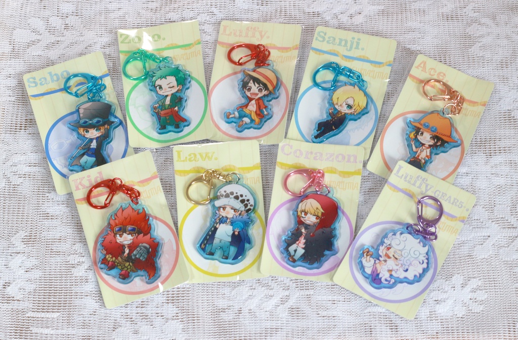 両面アクリルキーホルダー