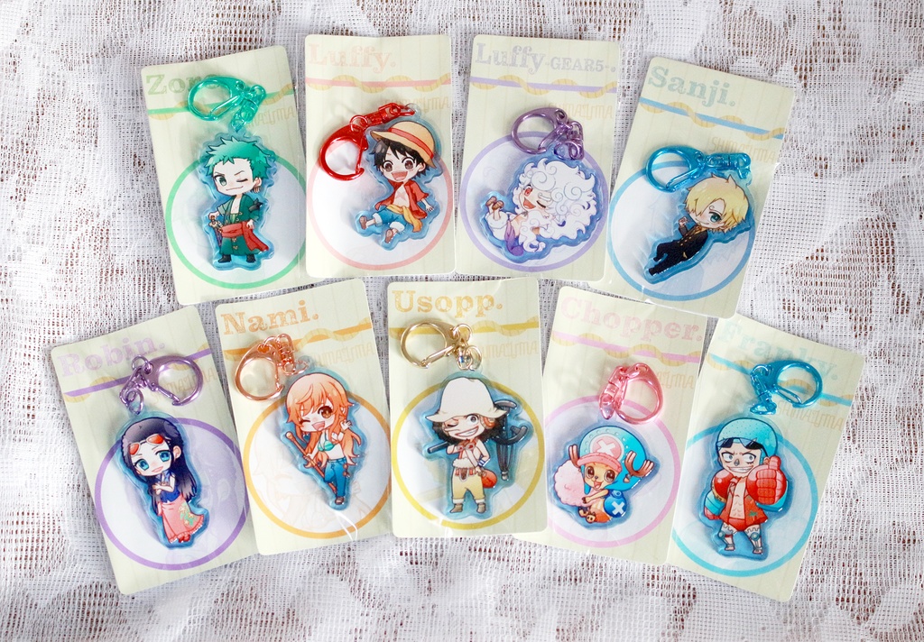 両面アクリルキーホルダー