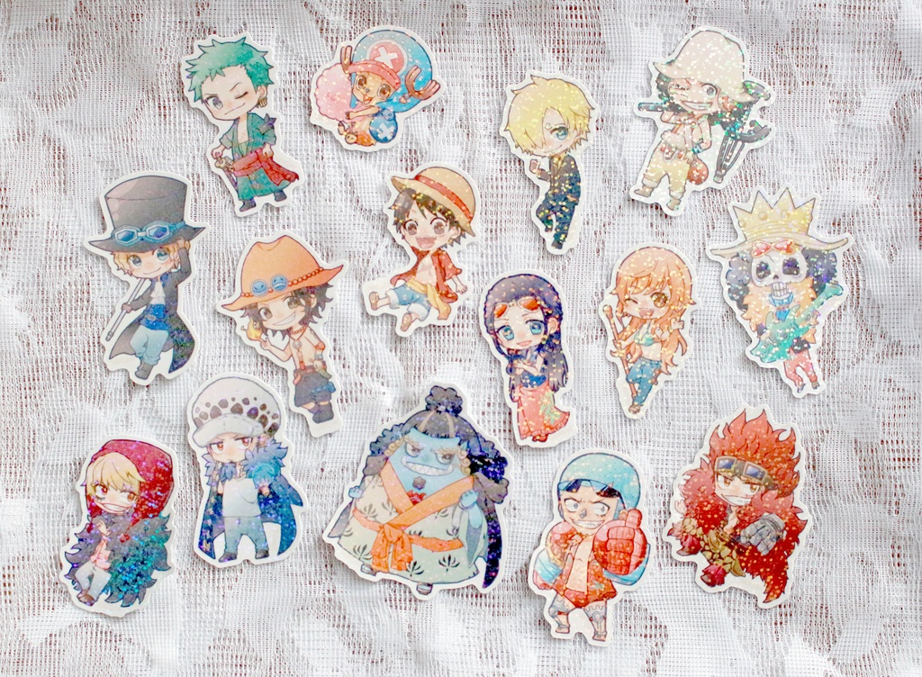 ホログラムダイカットステッカー