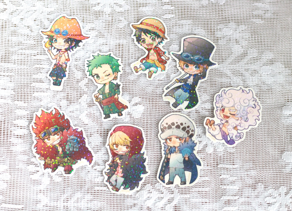 ホログラムダイカットステッカー