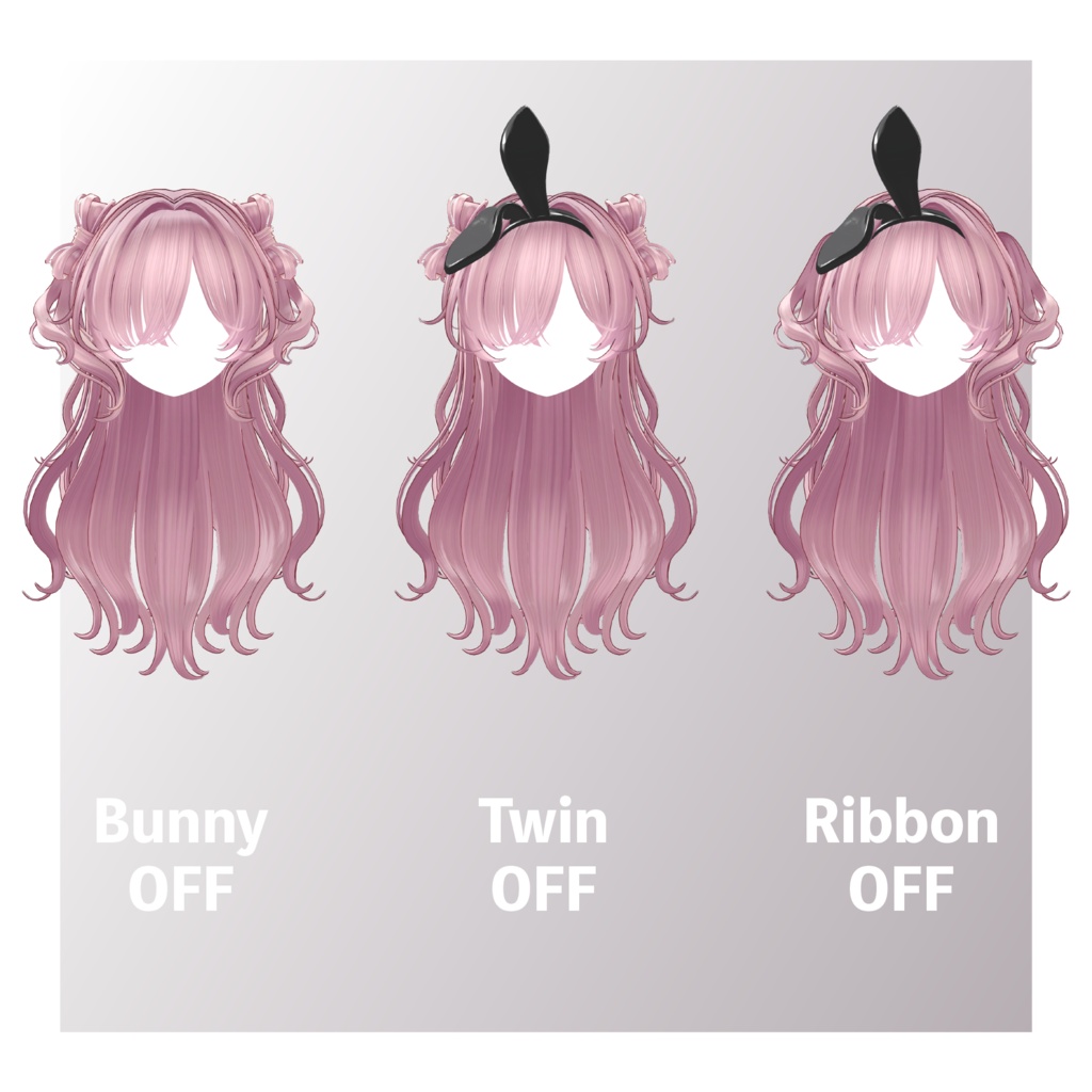 【発売記念200円セール!】RibbonTwinBunny