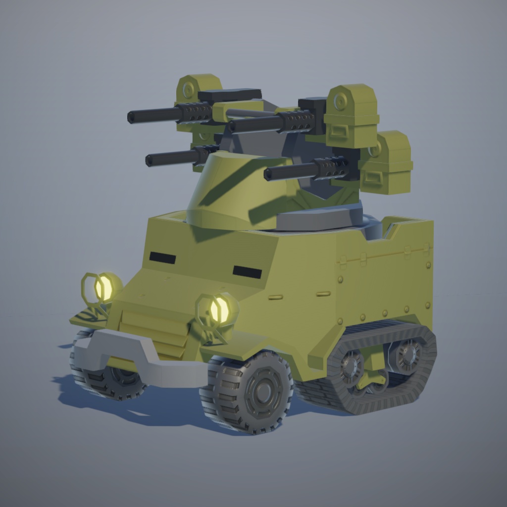 TinyTankHistorical01 - M16対空自走砲