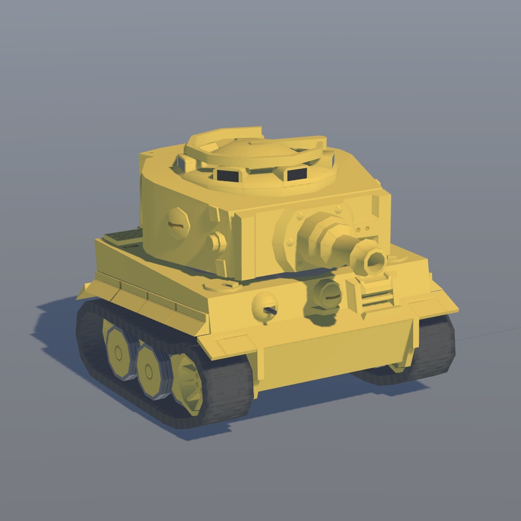 TinyTankHistorical02 - ティーガーI(中期生産型)