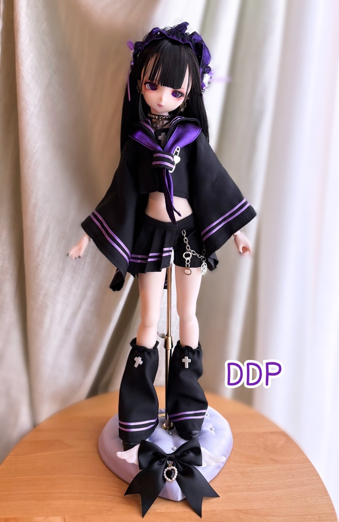 1/4ドールサイズ サテンハートスタンド