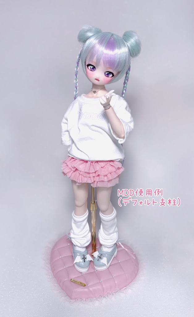 1/4ドールサイズ レザーキルティングスタンド