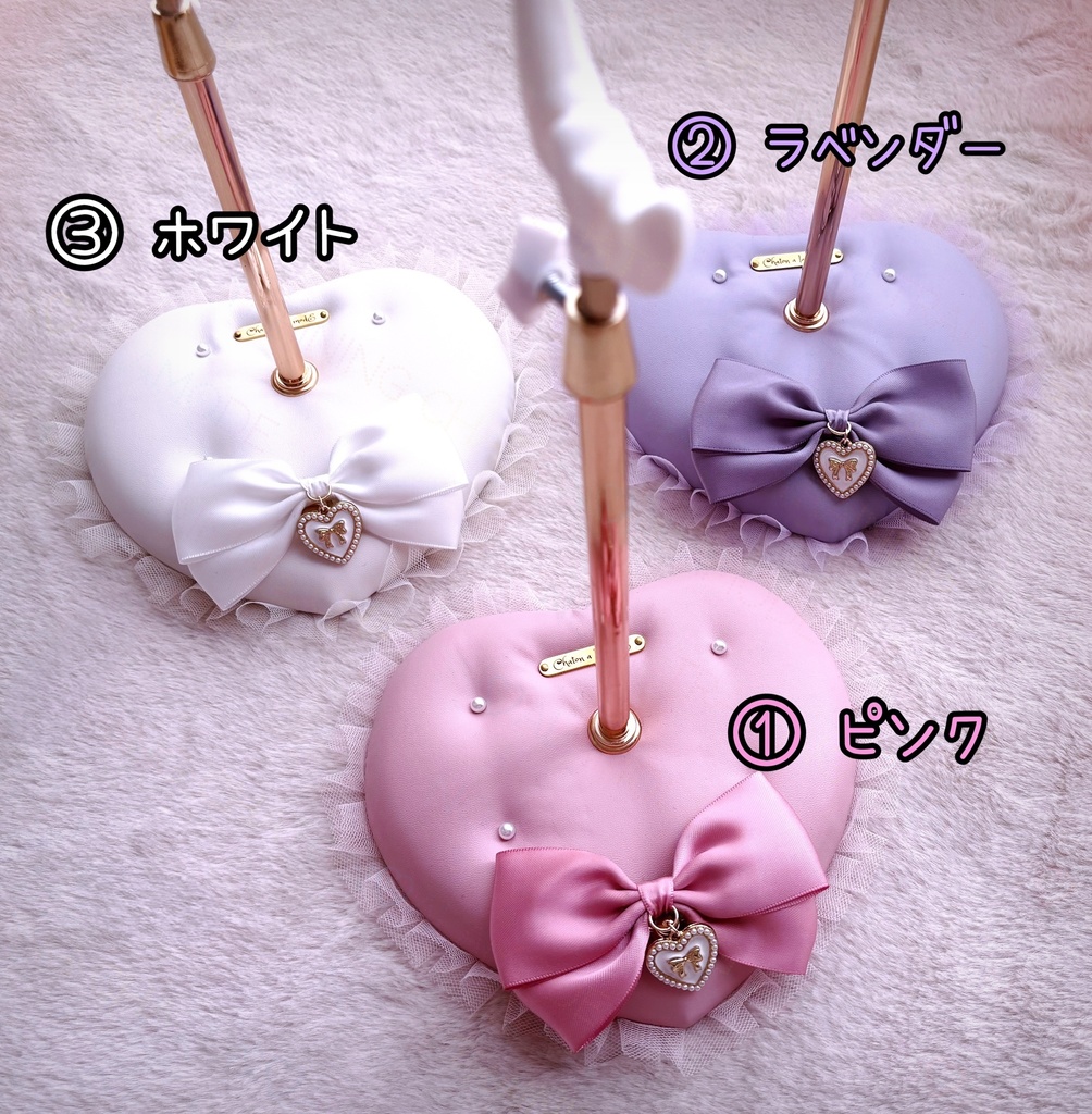 1/4ドールサイズ レザーハートスタンドS