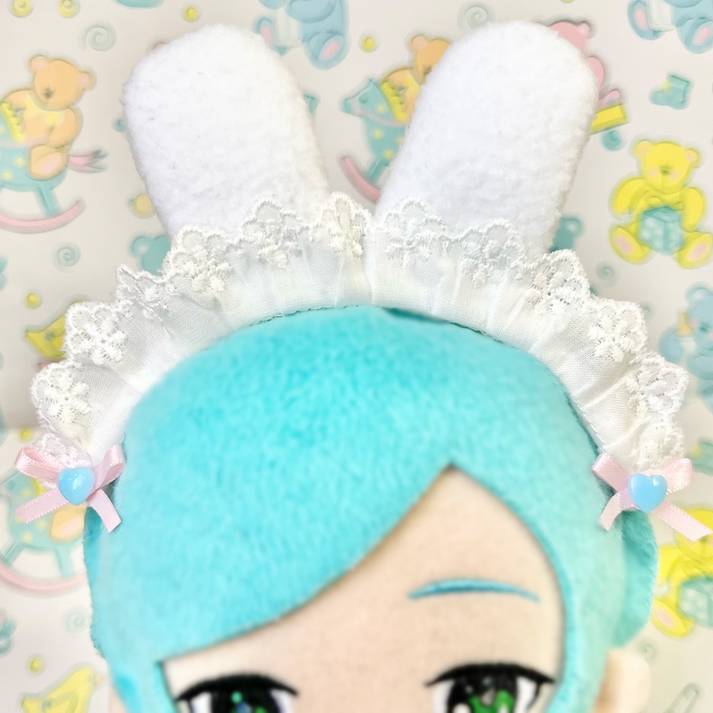 メイドバニーカチューシャ(Light Pink)