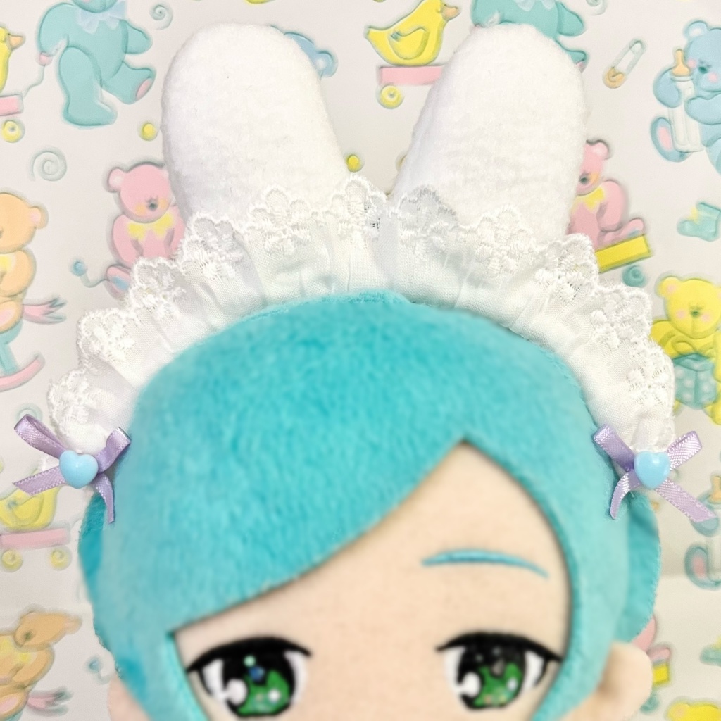 メイドバニーカチューシャ(Light Purple)