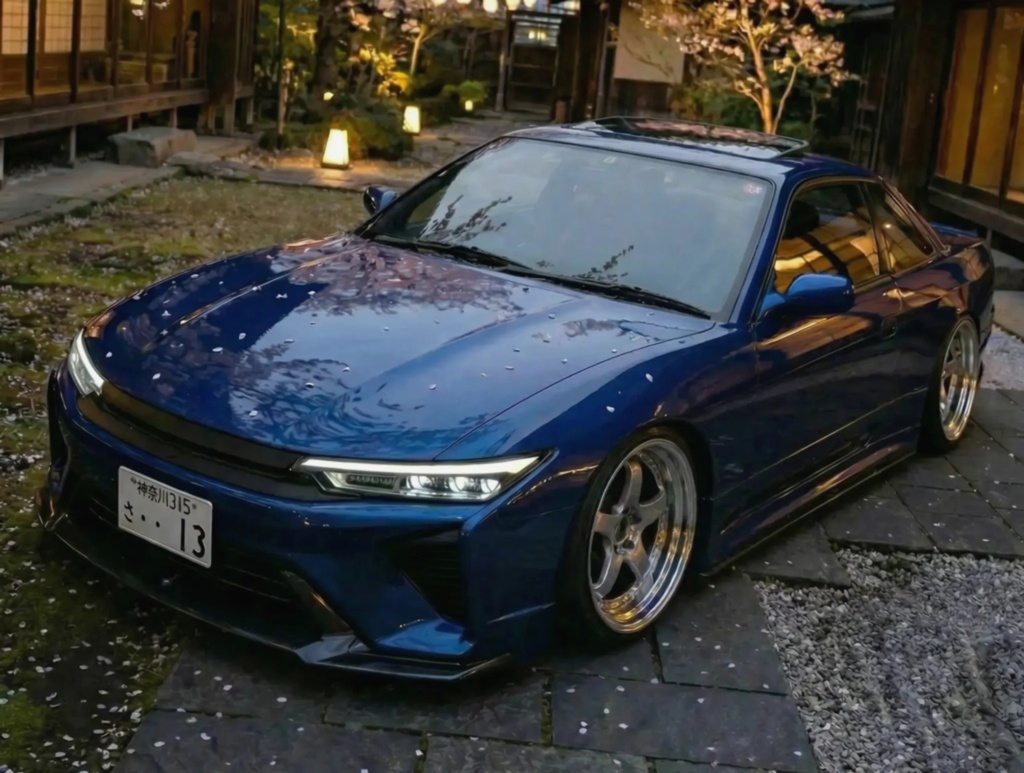 和風庭園 × スポーツカー 高画質壁紙(PC・スマホ対応)Japanese Garden × Sports Car 4K Wallpaper Pack (PC & Mobile)