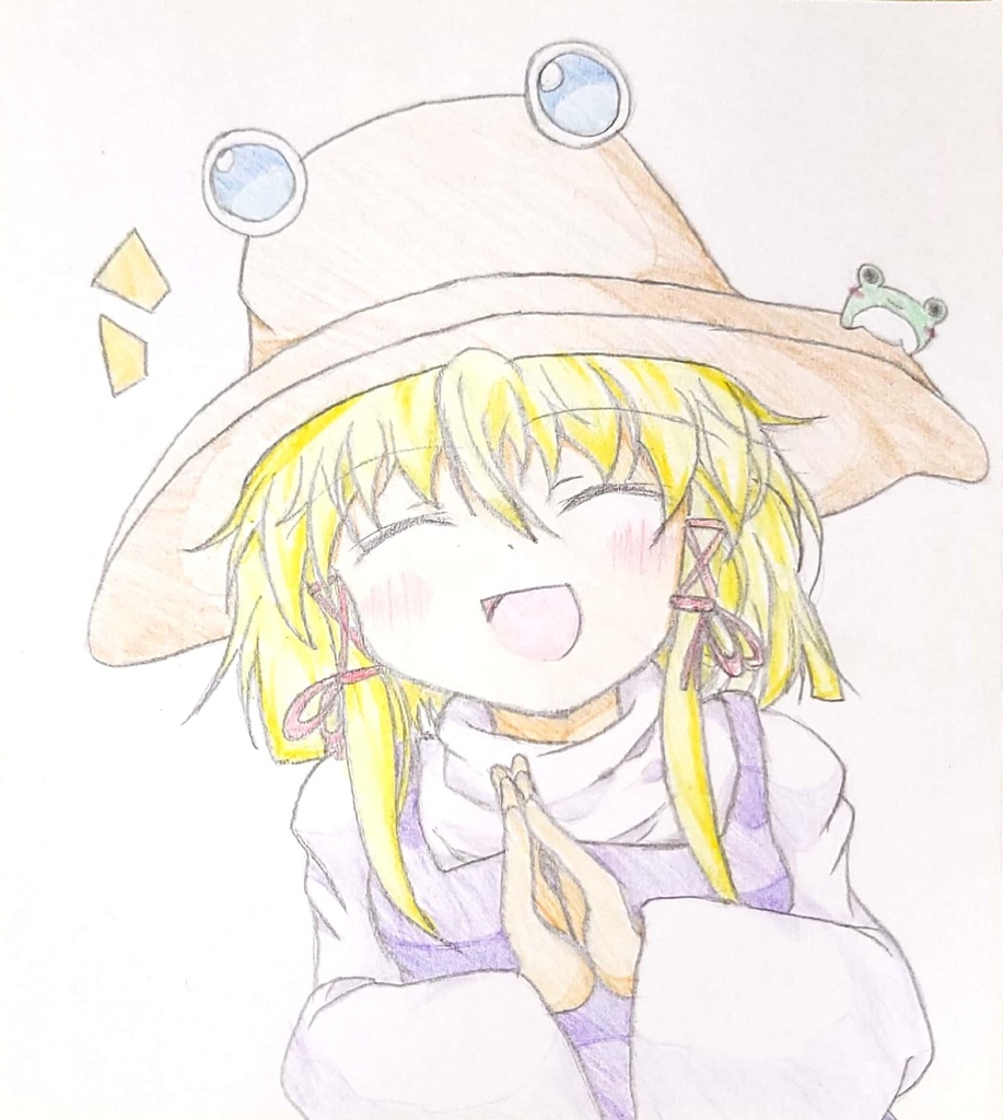 東方Project小色紙 洩矢諏訪子