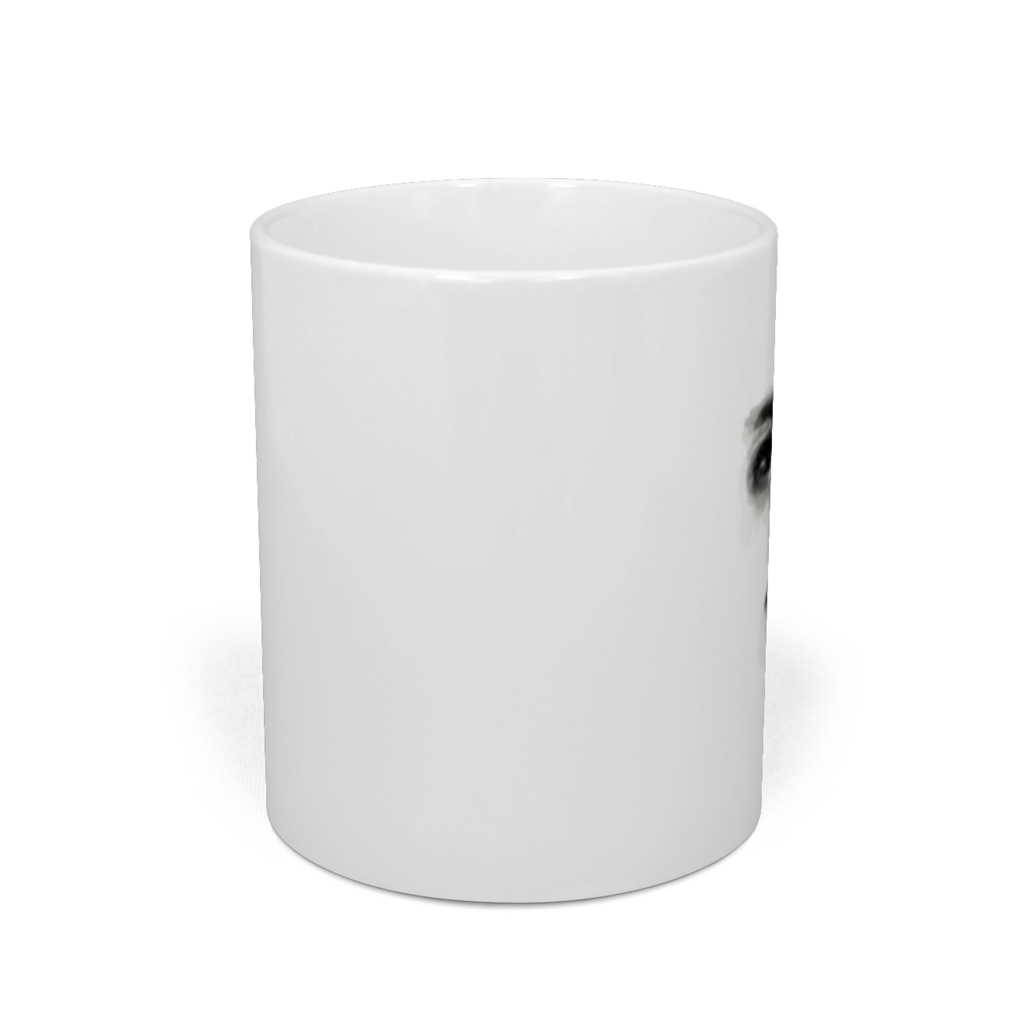 マグカップに寄生した人間(左利き)