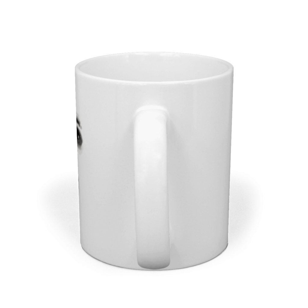 マグカップに寄生した人間(左利き)