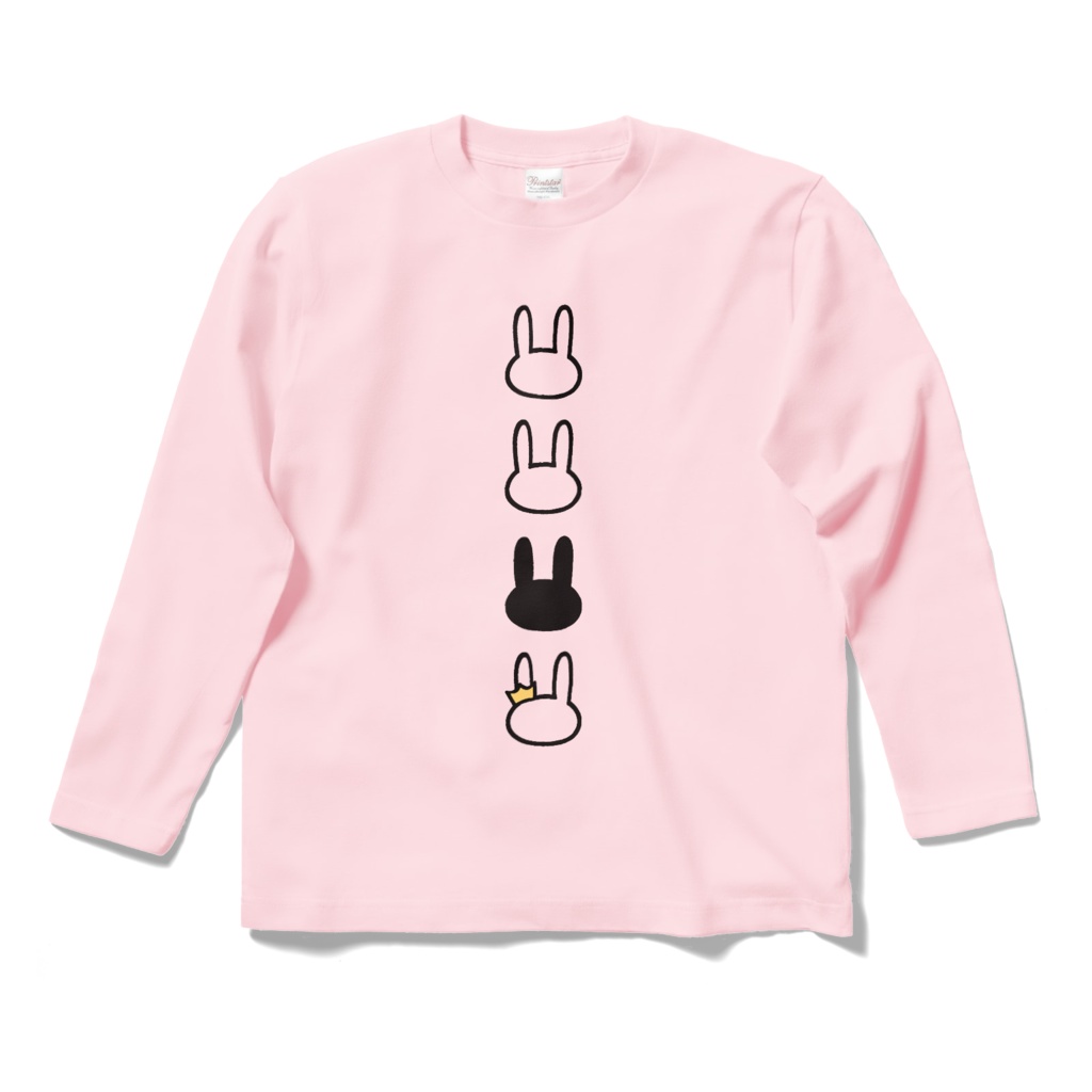 謝罪王国ロングTシャツ - ライトピンク