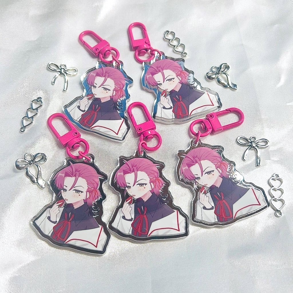 七ツ森くんシルバーミラーアクキー