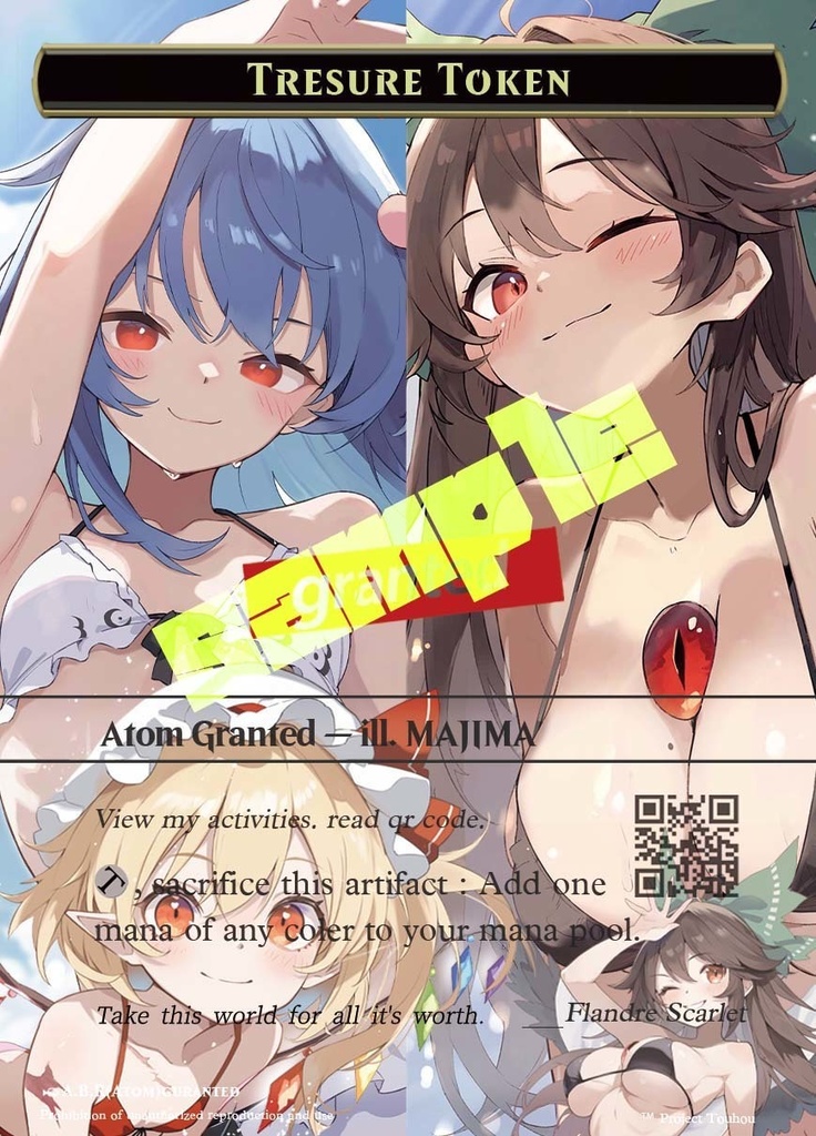 トークン名刺カード《宝物/Treasure》＆《オーク・軍団/Orc Army》