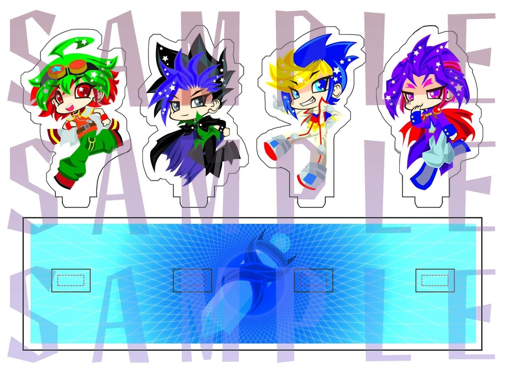 遊矢シリーズ　アクリルジオラマ