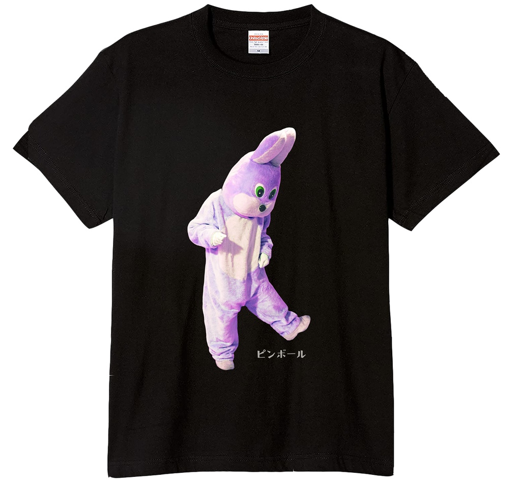 ピンボール うさぎTシャツ　XXL