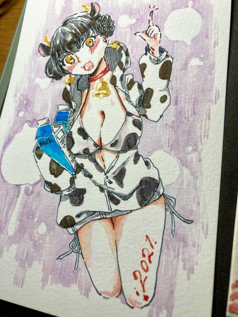 アナログイラスト原画 簡易リクエストあり