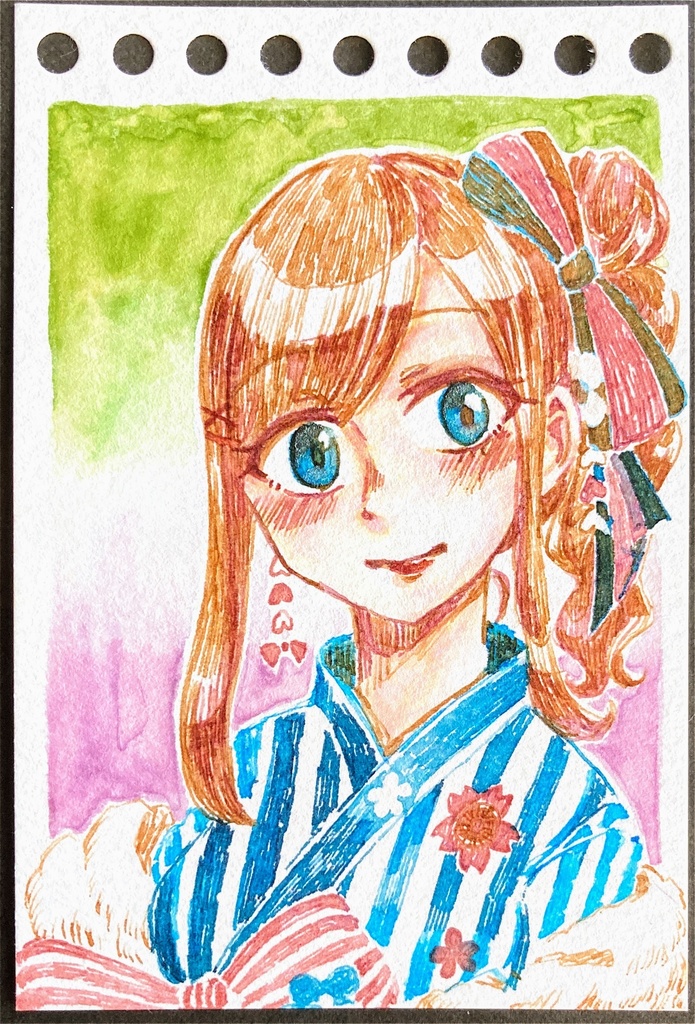 アナログイラスト原画 簡易リクエストあり