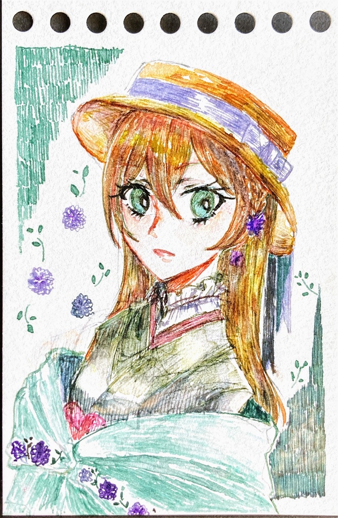 アナログイラスト原画 簡易リクエストあり