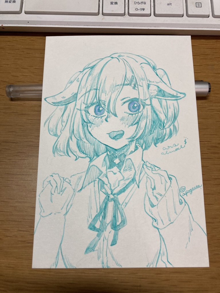 アルス・アルマル アナログイラスト ミニ原画