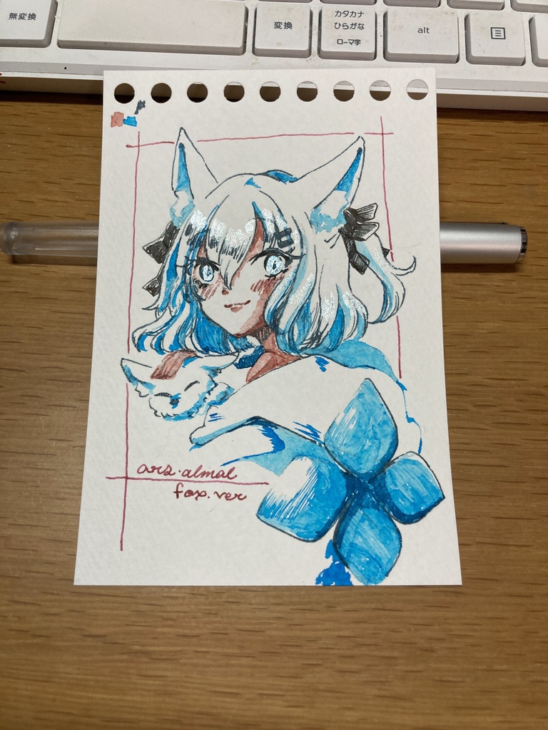 アルス・アルマル アナログイラスト ミニ原画