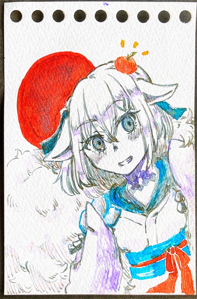 アルス・アルマル アナログイラスト ミニ原画