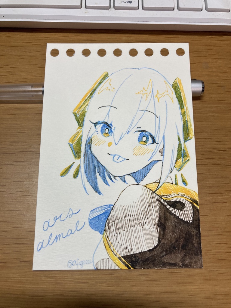 アルス・アルマル アナログイラスト ミニ原画
