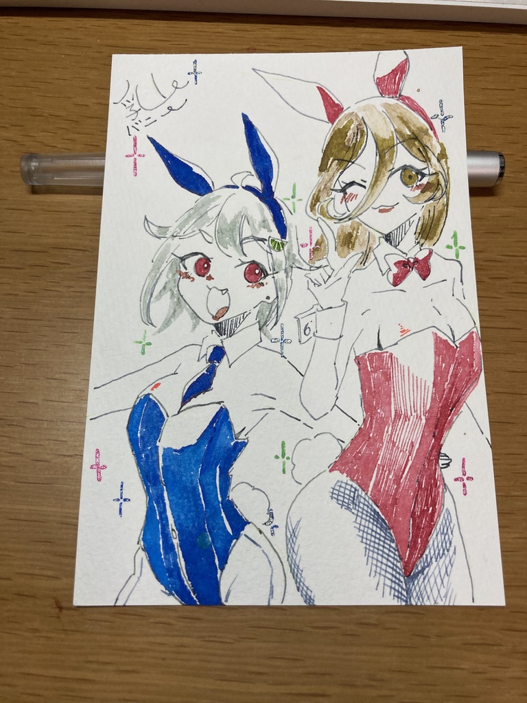 乳山 アナログイラストミニ原画