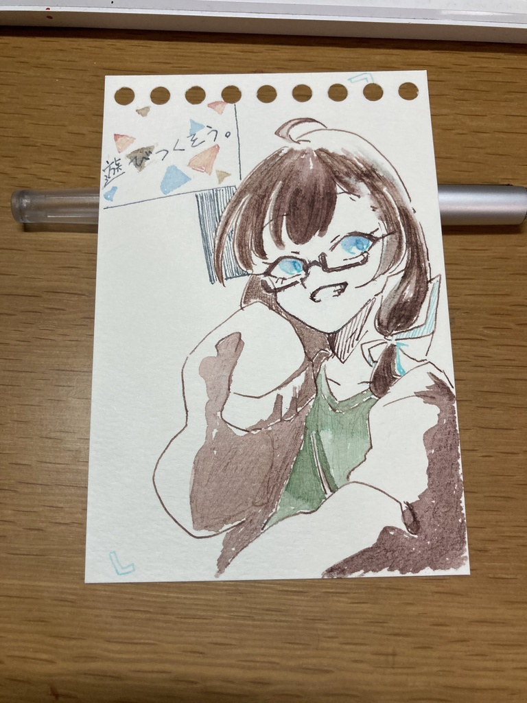 語部紡 アナログ原画