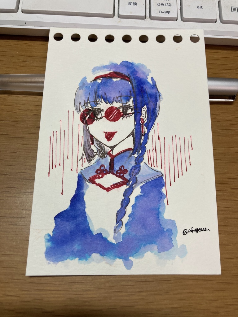 雨森小夜 アナログ原画