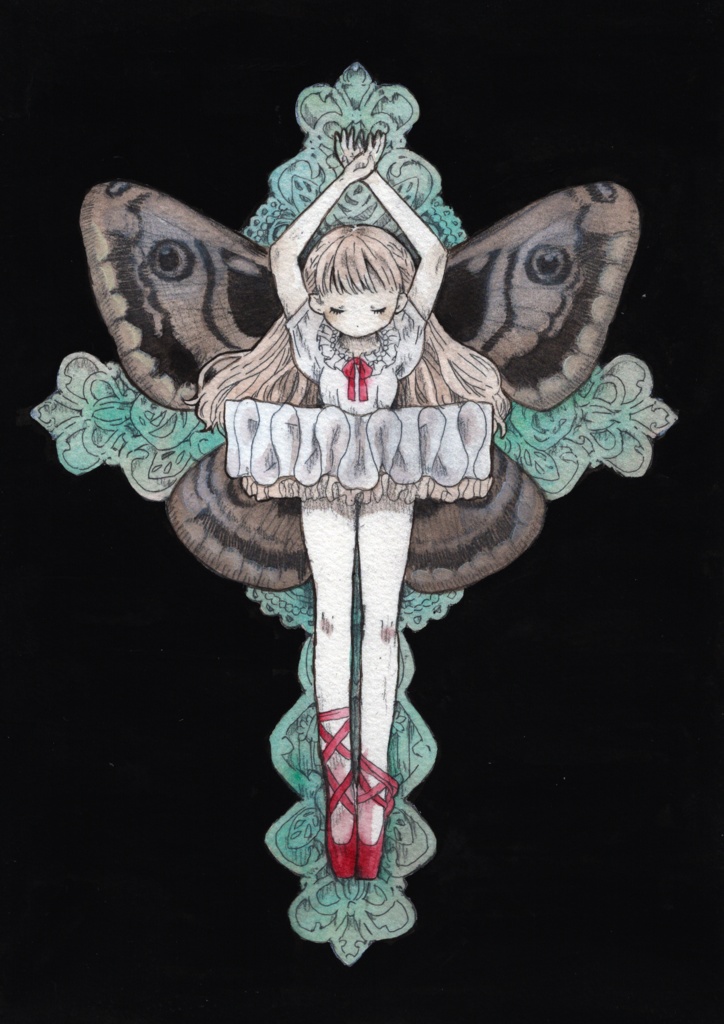 【原画】磔の蛾